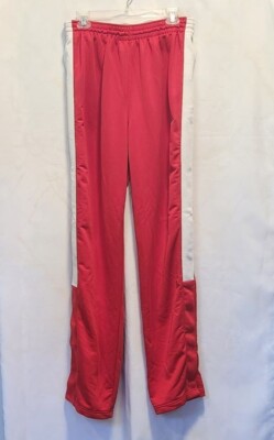 Nike Dri-Fit Athletic Tear Away Pants Men's LT Red Basketball Athlete Warm Up