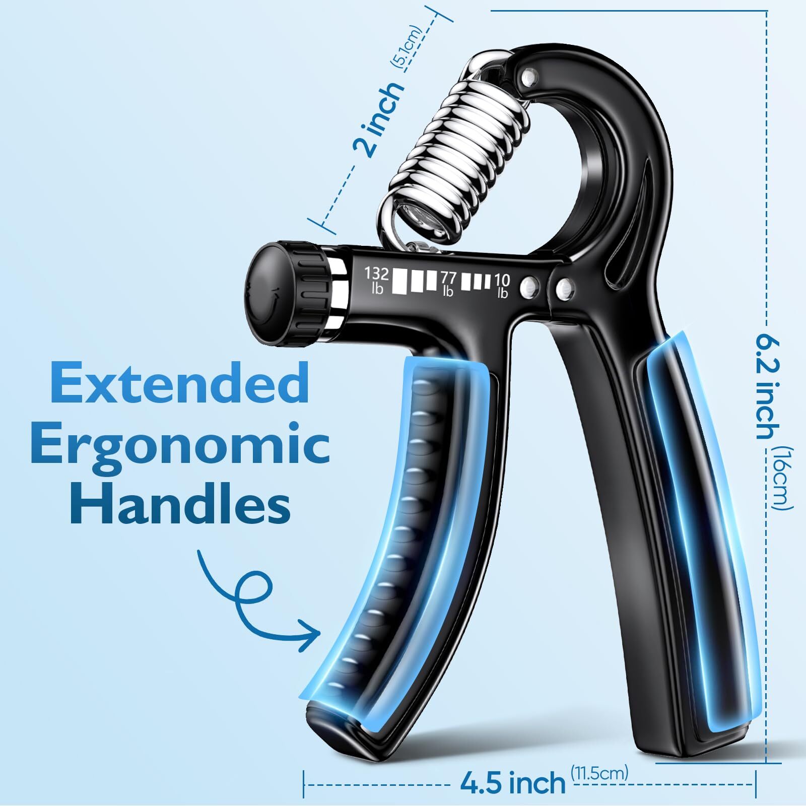 Grip Strengthener Forearm Strengthener, Adjustable Hand Grip Strengthener