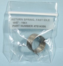 Nice 1957-1961 Corvette Fuel Injection Spring Coiled Around Fast Idle Cam