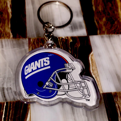 New York Giants NFL Helmet Keychain Or Charm New Vintage Double