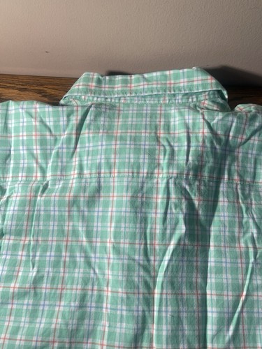 Men’s Southern Tide Classic Fit Poly/Spandex Green Plaid Long SlvButton Shirt L - Picture 10 of 10