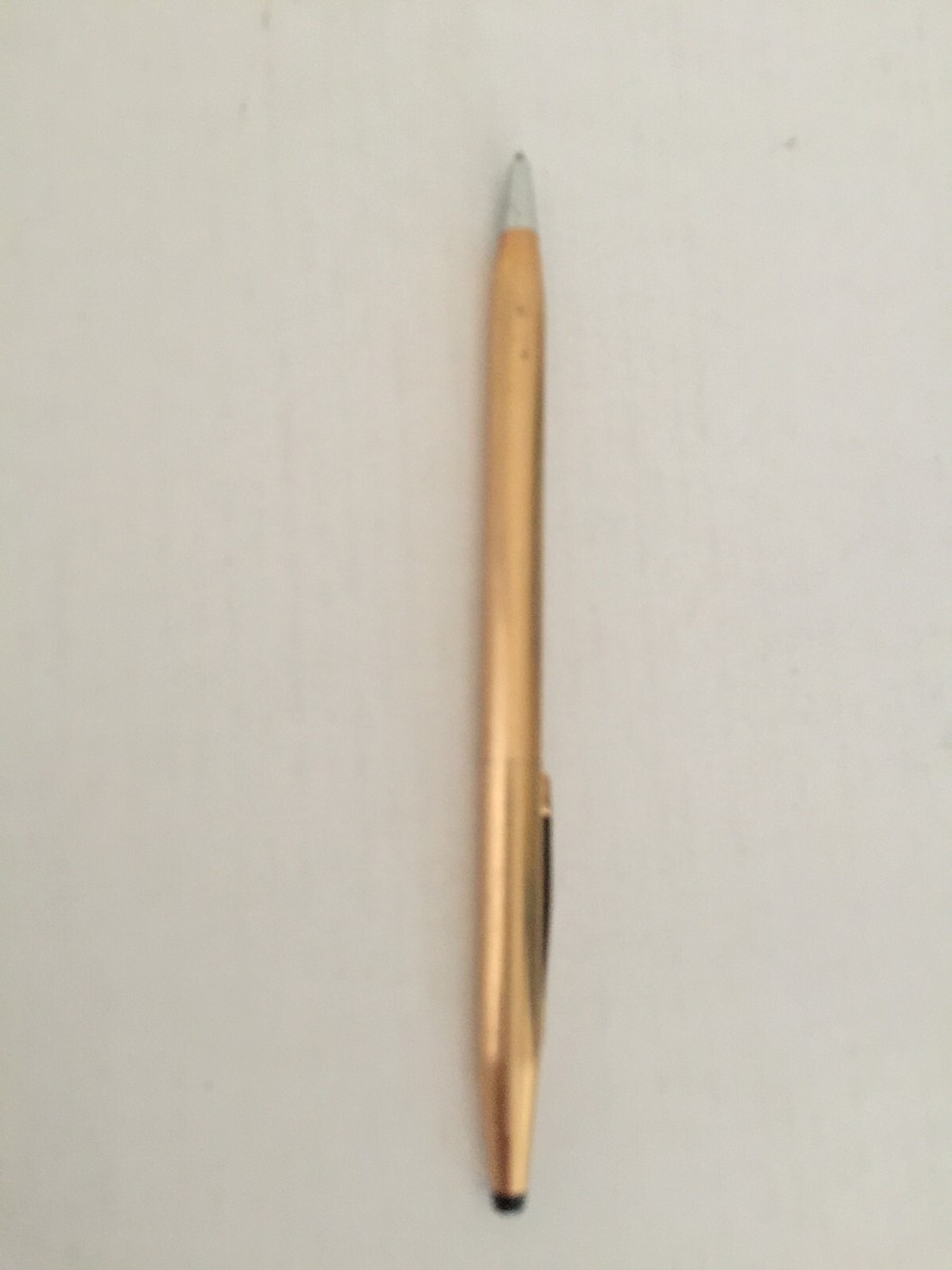 Cross 1/20 14kt Gold filled twist ballpoint Pen Made in USA | eBay