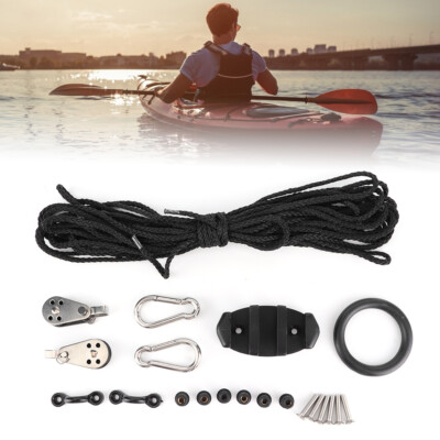 Anchor Pad Eyes Kajak--Set Ankerwagen-Kit Mit Seilrollenpolsterösen Für