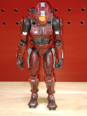 Halo 2 Joyride Limited Edition - Red/Gray Crimson Spartan 8  Loose Figure