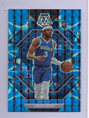 Jaden Hardy #234 2022-23 Panini Mosaic Basketball Reactive Blue RC