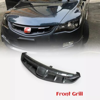 Real Carbon Fiber Front bumper grille For 2006-2008 FD2 Mugen2 Style