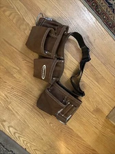 McGuire-Nicholas Leather Waist Tool Belt/Contractor's Apron #1DM-495-2