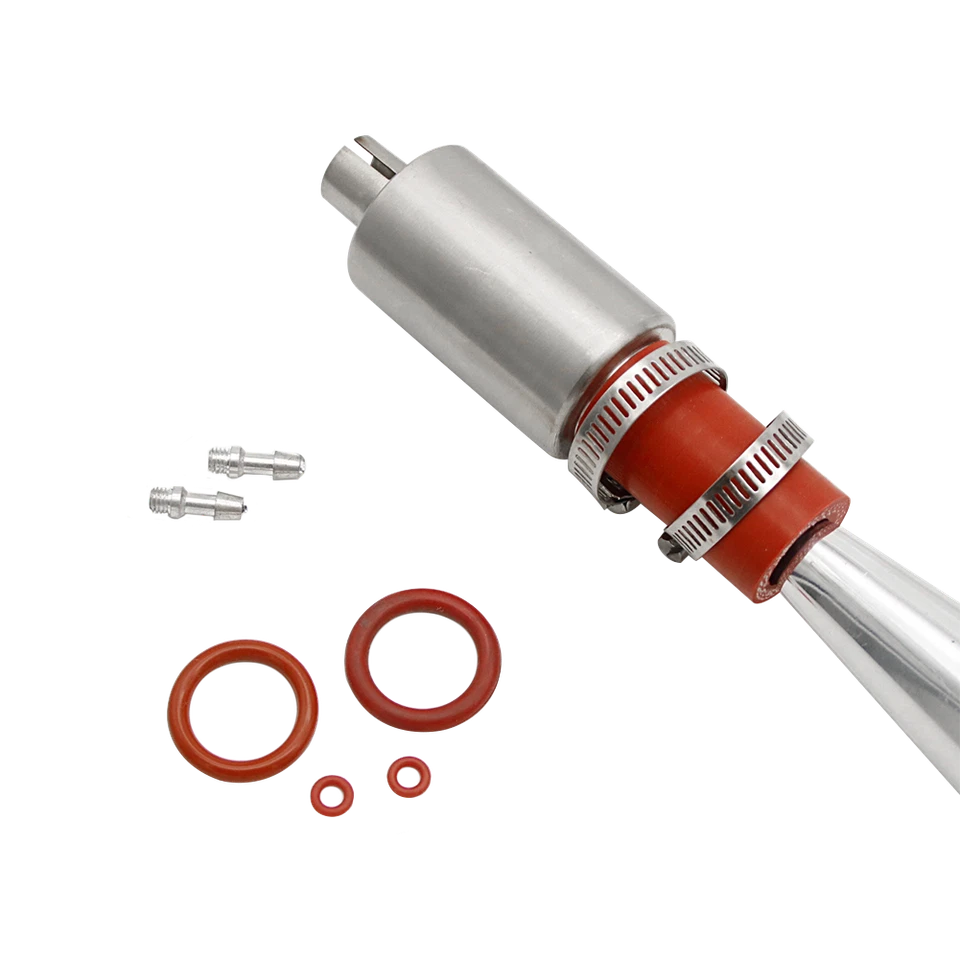 Tubo de escape de barco de radiocontrol con motor de gas marino con silenciador para 1/5 26-58CC RCMK QJ ZENOAH Foto 3 de 4