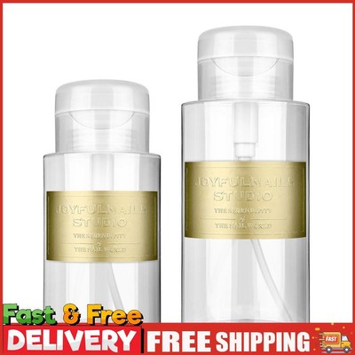150/300ml Presse Leer Flasche Nagellackentferner Reiniger Make-up Klar Spender