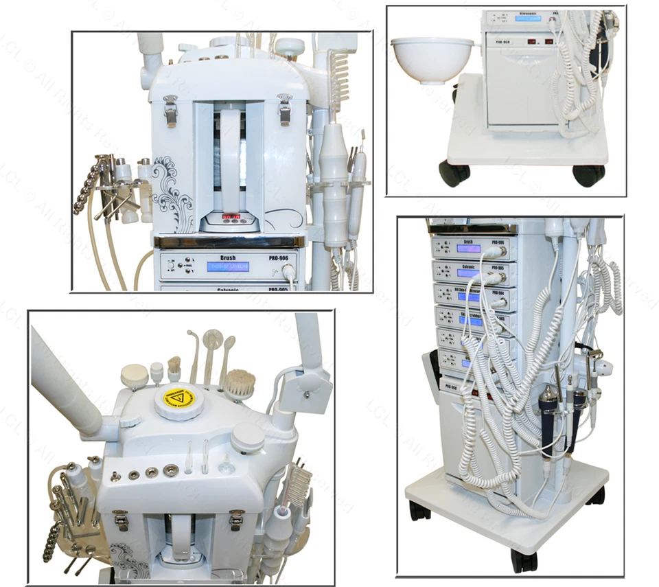 Máquina facial multifunción de microdermabrasión 17 en 1 equipo de belleza spa Foto 3 de 4