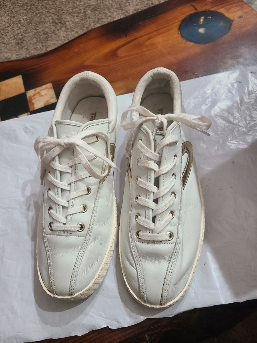 Tretorn Women's WTNYLITE2PLUS Leather Sneakers Size 11 Vintage