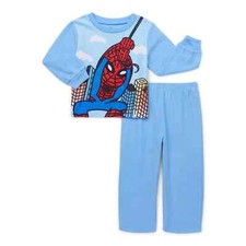 Spider man Toddler Long Sleeve Top and Pants, 2-Piece Pajama Set 12M