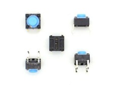 5x Mikro-Eingabetaster,12V/50mA, 6x6x5mm (Taster,Kurzhubtaster,Autoradio)Nr.13