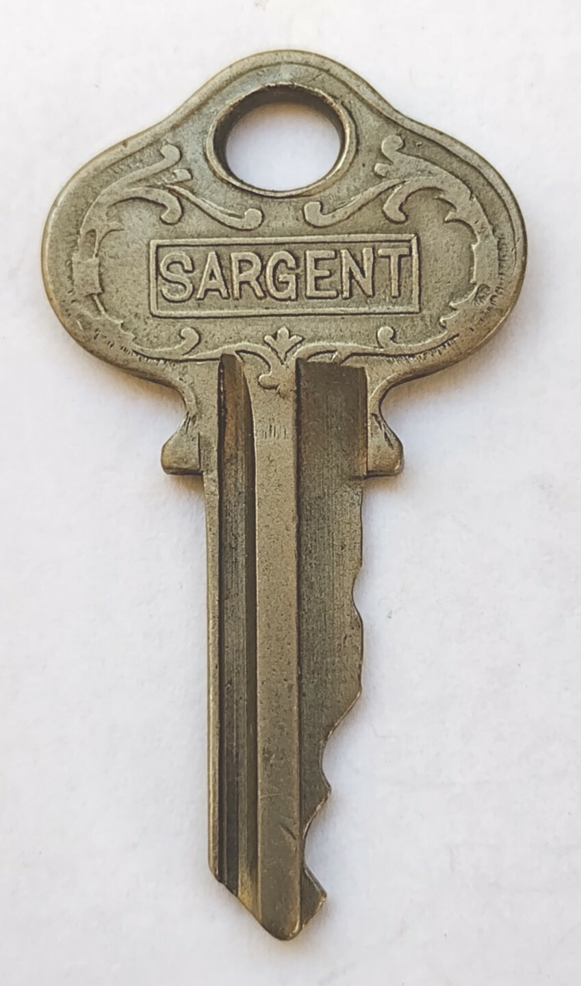 Vintage SARGENT No 62170 1.5 Inch Replacement Lock Key
