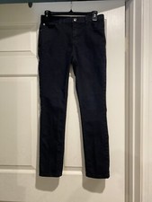 Cat  Jack Jeans Skinny Girls Size 14 Black Adjustable Waist B105
