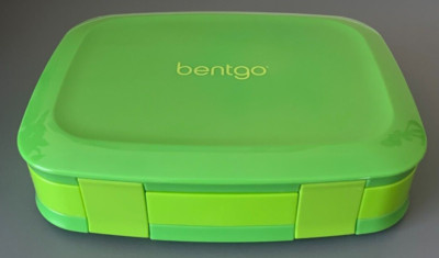 Bentgo Lunch Box Leak Proof 4 Compartments Bento-Style Green