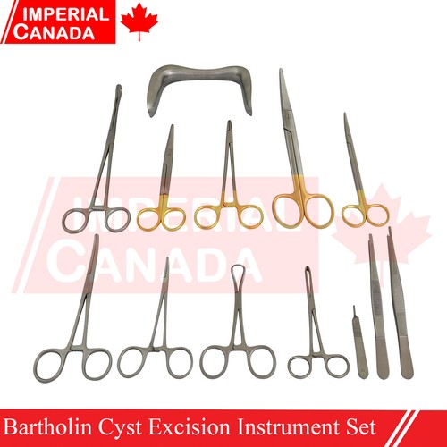 13 Pcs Bartholin Cyst Excision Instrument Set Surgical Kits High Quality DS-1717 - 第 1/2 張圖片