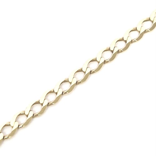 9ct Gold Curb Chain 51cm Long Hallmarked 2.7mm Wide 3.7g - Picture 12 of 18