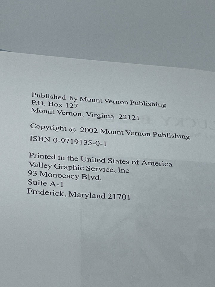 One Lucky Bastard SIGNED by Colonel Elwyn J (Stub) Warfle 1st Edition