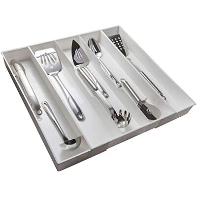 Dial Industries, Inc. Expand-A-Drawer Utensil and Cutlery Organizer Tray, Large
