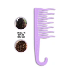 XO Curls Shower detangling | Hair comb (Lavender, Pack Of 1)  for women