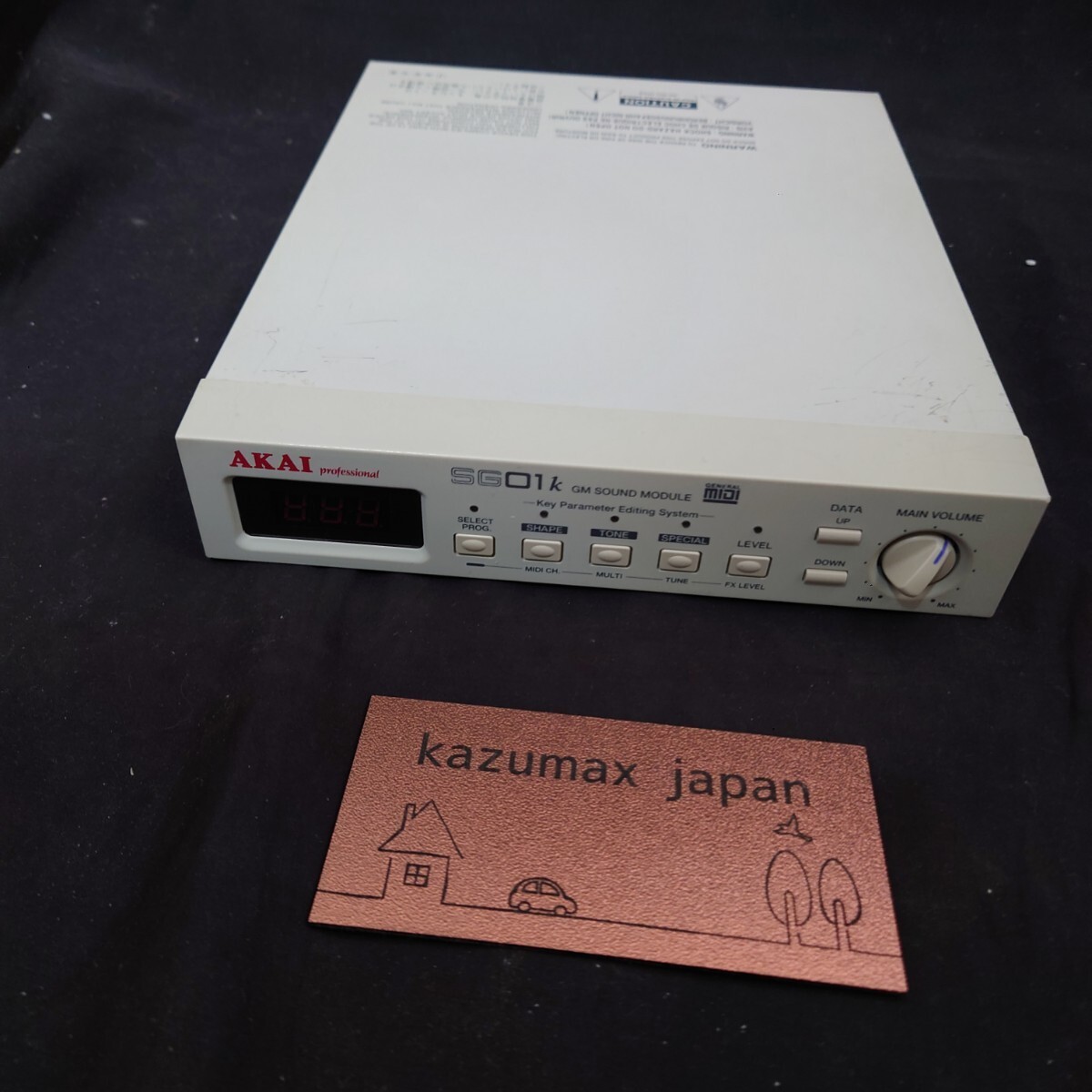 Akai SG01K GM SOUND MODULE GENERAL MIDI Body only Good condition 