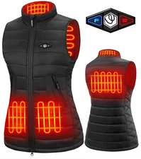 Heated Vest Women With 16000 mAh Battery Pack Charger Included Washable Recharge