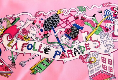 HERMES ヴィンテージ・スカーフ LA PARADE Hermes Scarf La Folle Parade Marvelous in Box! RARE! | eBay