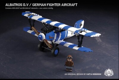 Brickmania Albatros WW1 Fighter Plane New, Sealed UK