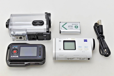 Sony HDR-AS200VR Digital HD Video Camera Recorder Action Cam White 