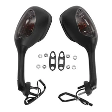 Rearview Side Mirrors W/ Turn Signals Fit For Suzuki GSXR600 GSXR750 2006-2025