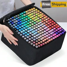 40/60/80/100/168 Colors Alcohol Art Markers, Dual Tip Sketch Markers for Kids