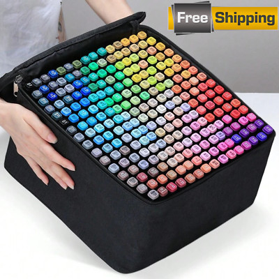 40/60/80/100/168 Colors Alcohol Art Markers, Dual Tip Sketch Markers for Kids
