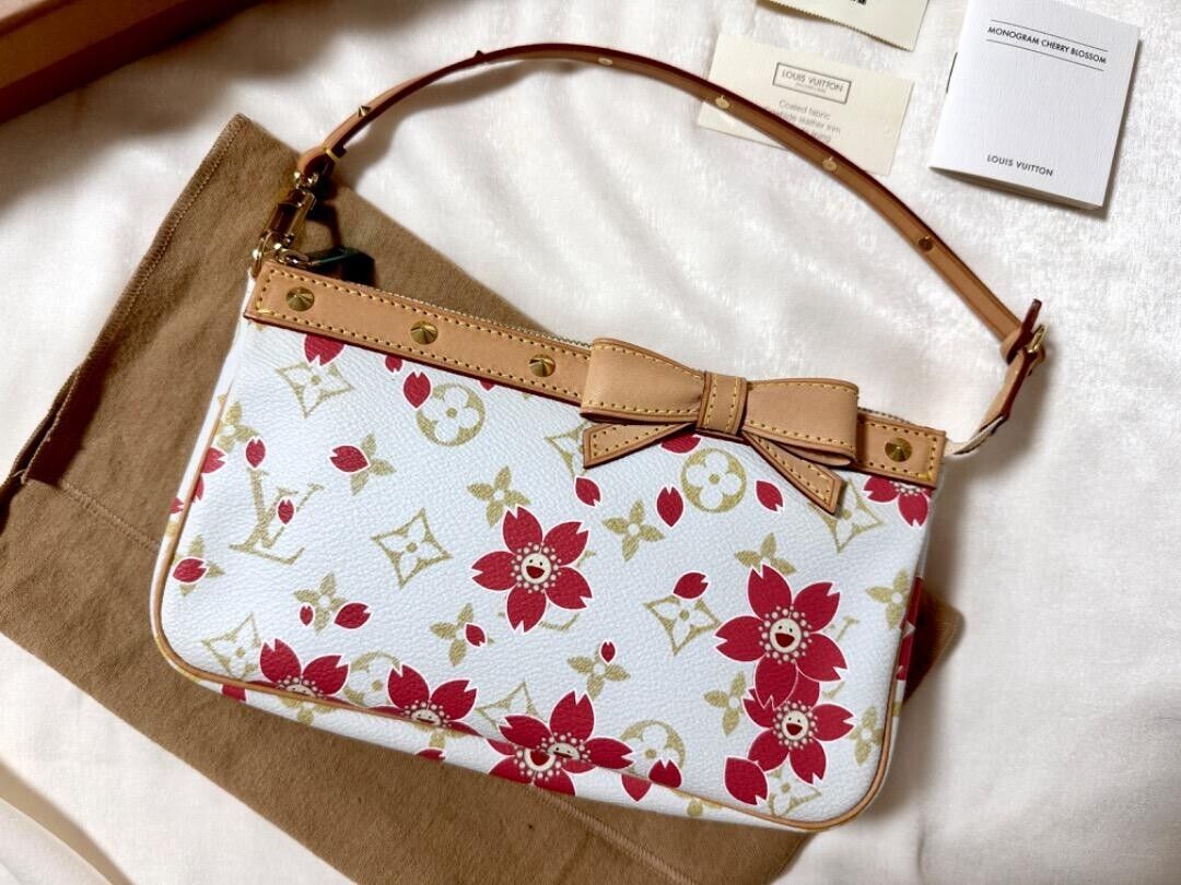 LOUIS VUITTON Pochette Accessoires Bag Monogram Cherry LOUIS VUITTON Pochette Accessoires Bag Monogram Cherry