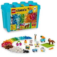 	LEGO Classic Vibrant Creative Brick Box Arts & Crafts Sensory Toy for Kids	