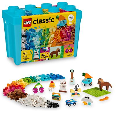 LEGO Classic Vibrant Creative Brick Box Arts & Crafts Sensory Toy