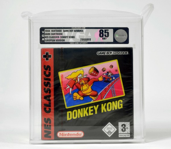 Nintendo Game Boy Advance,Donkey Kong Nes Classics,Vga Silber 85 Nm+-image