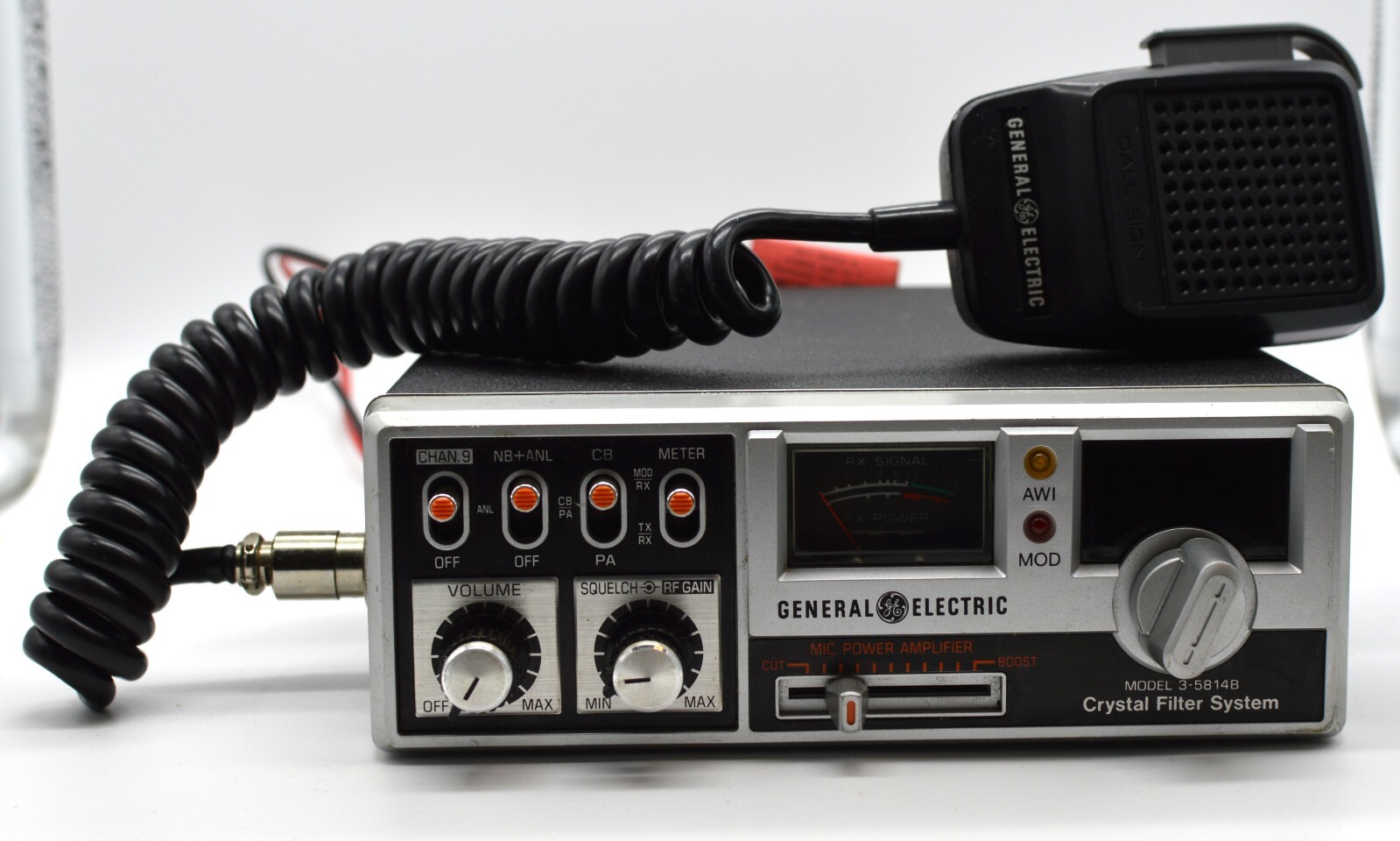 VINTAGE GE GENERAL ELECTRIC CB RADIO MODEL 35814B eBay