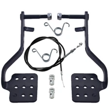 Go Kart Pedals with Throttle Cable, Go Cart Brake Throttle Pedal with 71" Cable