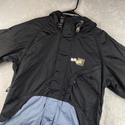Foursquare Jacket Mens Small Black Waterproof Winter Snow Ski Snowboard Hooded