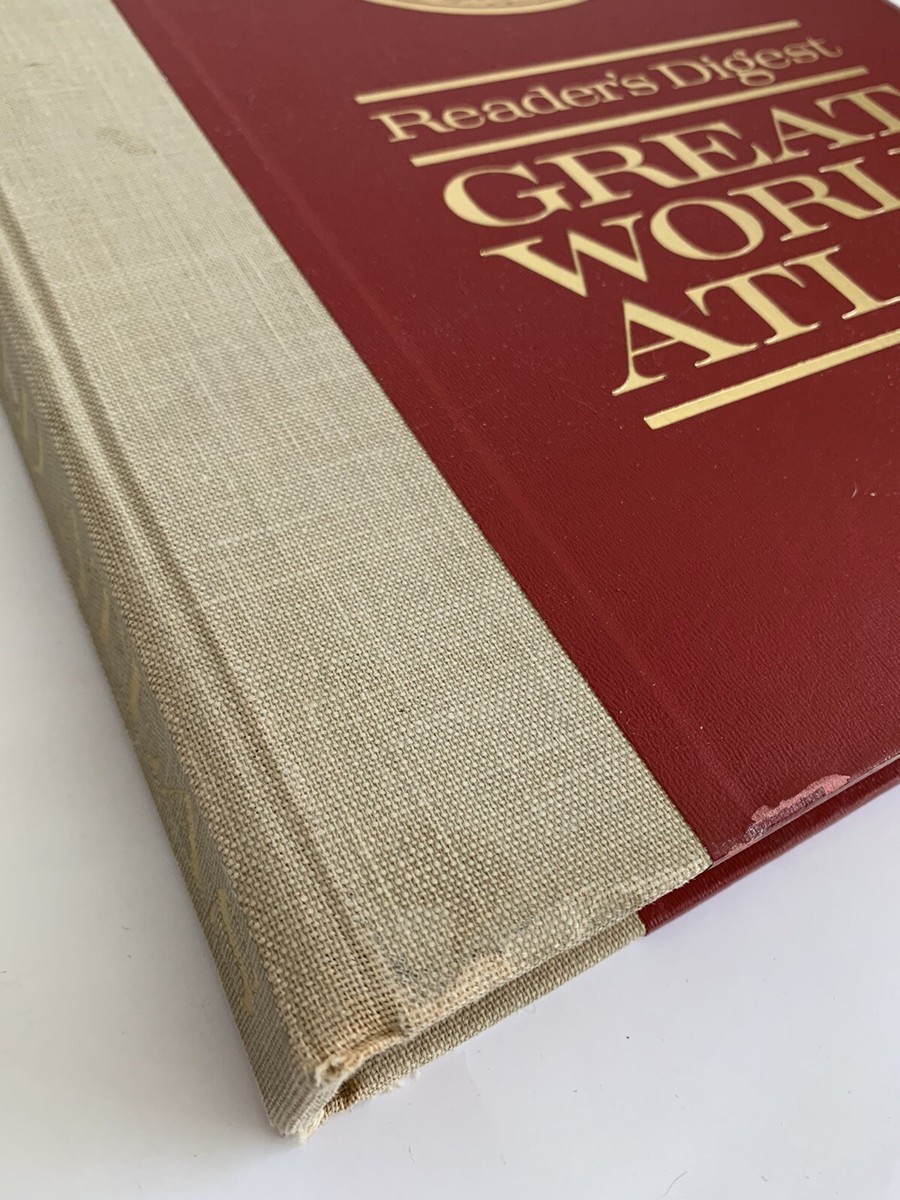 Readers Digest Great World Atlas 1963 First Edition 11 x 16 Large