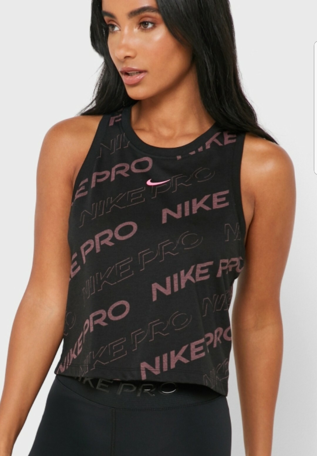 NEW NIKE PRO PRINTED STANDARD FIT TANK WITH DRI-FIT TECHNOLOGY SIZE MEDIUM  | eBay