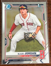 2021 Bowman Chrome Base Blaze Jordan 1st Prospect Boston Red Sox #BCP-71