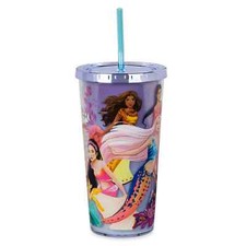 Disney The Little Mermaid Ariel Live Action 2023 Tumbler with Straw 19 Oz - NEW