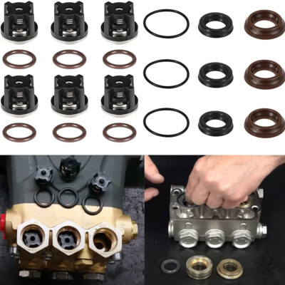 #ad For Annovi Reverberi AR1857 Pressure Washer Packing Kit Water Pump Check Valves $50.49