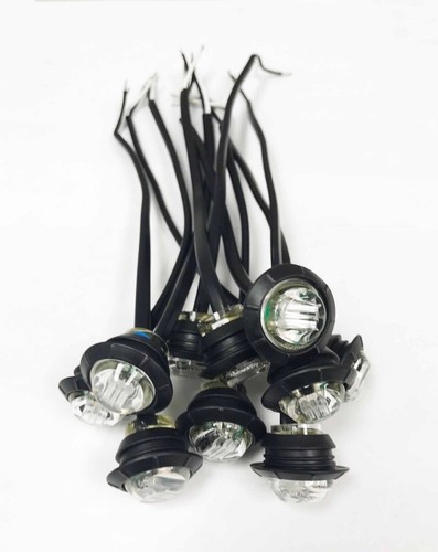 10V-30V 8-LED AMBER/RED SIDE MARKER LIGHT/CLEARANCE LAMP - Trailer/Truck/RV BL E - Foto 11