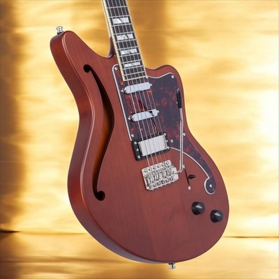 D'Angelico Deluxe Bedford SH Semi-hollowbody Electric Guitar - Matte Walnut