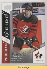 2020-21 Team Canada Juniors Program of Excellence Jeremie Poirier #131 READ 00jz