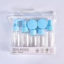 7PCS Portable Travel Bottle Set Refillable Leak-Proof Toiletries Kit for Shampoo