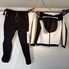 Red Ape Men  s Large Tracksuit Sweatsuit Black/White/Green